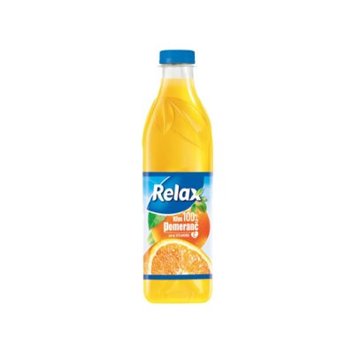 Relax pomeranč 100% 1 l
